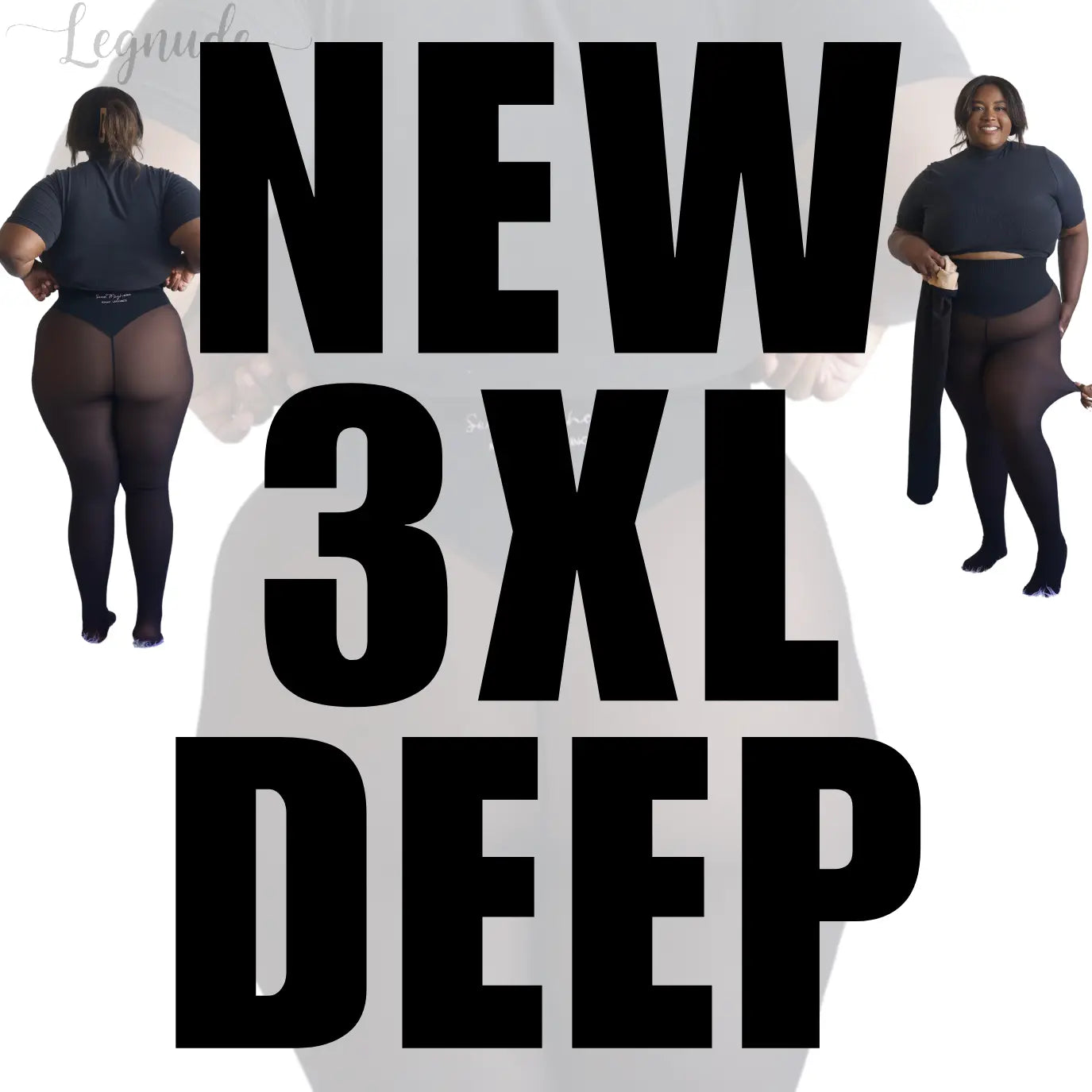 Legnude The Glow Up magic leggings in Espresso Deep shade, size 2XL/3XL — one-seam compression band leggings
