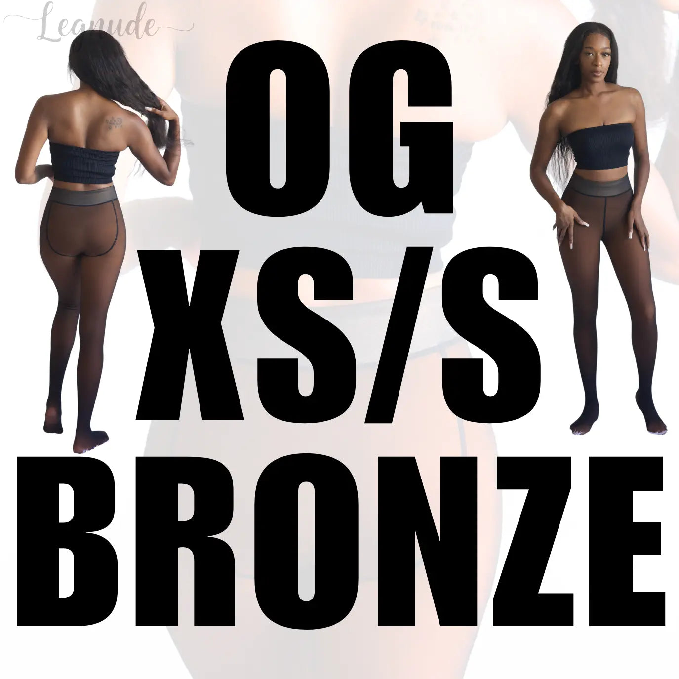 Legnude The Original magic leggings in Bronze shade, size XS/S — high-waisted sculpting compression leggings